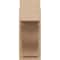 Ekena Millwork 7 1/2-in W x 14-in D x 18-in H Funston Block Rough Cedar Woodgrain TimberThane Outlooker, Primed Tan OUTUR075X14X18FST44RCPR - alternate 6